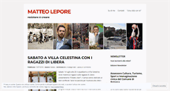 Desktop Screenshot of matteolepore.it